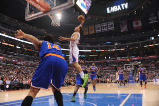 Illustration for article titled A Baseline's-Eye View Of Blake Griffin Dunking All Over The Knicks